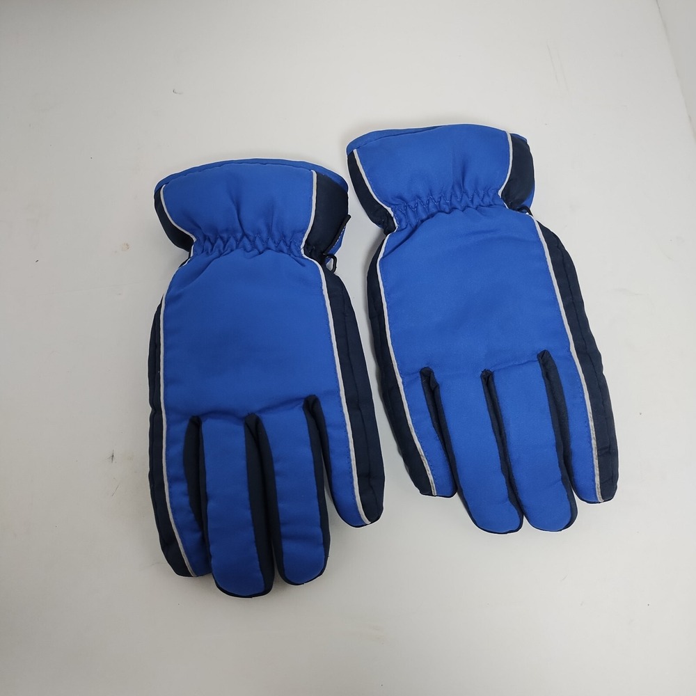 Thermasoft Insolation Winter Snow Gloves Boy's LG 13/18ā Blue Black 40 Gram